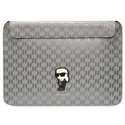 KARL LAGERFELD SLEEVE KLCS14SAKHPKG 14 "SILVER/SILVER SAFFIANO MONOGRAM IKONIK