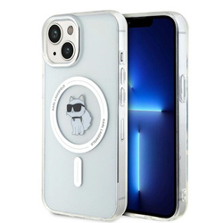 Karl Lagerfeld KLHMP14SHFCCNOT iPhone 14 / 15 / 13 6.1" przezroczysty/transparent hardcase IML Choupette MagSafe