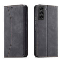 MAGNET FANCY CASE FOR SAMSUNG GALAXY S23 FLIP COVER WALLET STAND BLACK