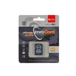 MEMORY CARD MICROSD 8GB IMRO+ADAPTER 