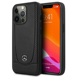 MERCEDES MEHCP15LARMBK IPHONE 15 PRO 6.1" CZARNY /BLACK HARDCASE LEATHER URBAN