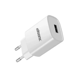 MOONX ładowarka sieciowa MC01 2.1A 10.5W 1xUSB + kabel USB-C Biały