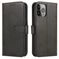 Magnet Case for Xiaomi 14 with flap and wallet - black