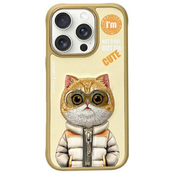 Nimmy etui iPhone 16 Pro 6.3" khaki       Cool&Cute 2.0 Cat