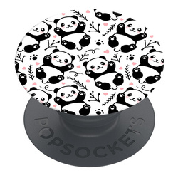 POPSOCKETS Panda Boom smartphone holder and base, white/black