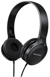 Panasonic RP-HF100ME-K wired on-ear headphones