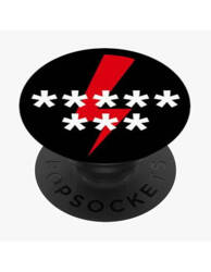 Popsockets custom 8 stars Black