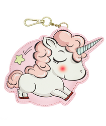 Powerbank 3D Unicorn 2200 mAh Keychain Pink