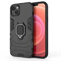 Ring Armor case for iPhone 14 armored cover magnetic holder ring black