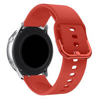 SILICONE STRAP TYS SMART WATCH BAND UNIVERSAL 20MM RED