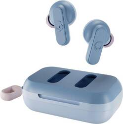Skullcandy Dime True S2DMW-P942 In-Ear Headphones, Light Blue Damaged Packaging