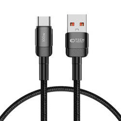 TECH-PROTECT ULTRABOOST EVO TYPE-C CABLE 100W/5A 25CM BLACK