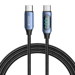 TECH-PROTECT ULTRABOST LED TYPE-C CABLE PD100W/5A 200CM BLUE