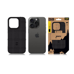 Tactical Infantry Cover for Apple iPhone 15 Pro Black