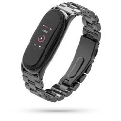 Tech-Protect Stainless Xiaomi Mi Smart Band 5/6/6 NFC Black