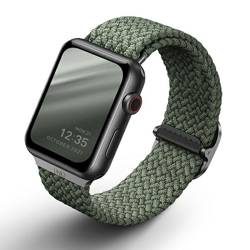 UNIQ ASPEN APPLE WATCH 40/38/41MM SERIES 1/2/3/4/5/6/6/8/8/9/SE2 BRAIDED ZIELONY/CYPRESS GREEN