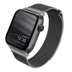 UNIQ DANTE APPLE WATCH SERIES 1/2/3/4/5/6/7/8/9/SE/SE2 38/40/41MM STAINLESS STEEL GRAPHITE/GRAPHITE