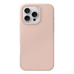 UNIQ etui Lino Hue iPhone 16 Pro Max 6.9" Magclick Charging różowy/blush pink