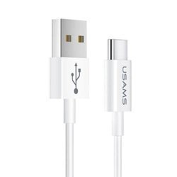 USAMS CABLE U23 USB-C 2A FAST CHARGE 1M WHITE