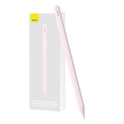 Wireless charging stylus for phone / tablet Baseus Smooth Writing (pink)