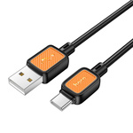 Kabel USB A do USB C Hoco 3A 1 m X108 czarny