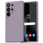 Mercury MagSafe Semi-Silicone Sam S25    Ultra S938 liliowy fiolet /lilac purple