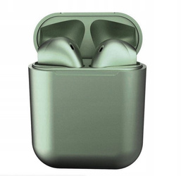 ZESTAW SŁUCHAWKOWY BLUETOOTH TWS INPODS I12 ZIELONY METALLIC