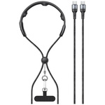 Kabel USAMS SJ759 U89 100W Fast Charging z masażerem czarny