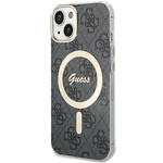 Guess GUHMP15MH4STK iPhone 15 Plus/ 14 Plus 6.7" czarny/black hardcase 4G MagSafe
