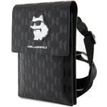 KARL LAGERFELD KLWBSAKHPCK BLACK/BLACK SAFFIO MONOGETTE