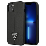 Guess GUHCP14MPSATLK iPhone 14 Plus / 15 Plus 6.7" czarny/black hardcase SaffianoTriangle Logo