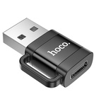 Adapter OTG USB A do USB C Hoco 3A UA31D czarny