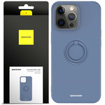 Spacecase Etui Silicone Ring iPhone 13 Pro Max blue