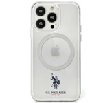 Etui U.S. Polo Assn. MagSafe Collection do iPhone 15 - przezroczyste