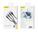 FONENG cable X51 3w1 3A 1.2M Black