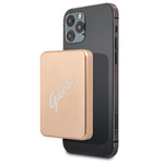 Guess Powerbank indukcyjny 5W GUPBMSVSLG3000mAh złoty/gold MagSafe