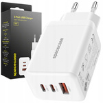 Spacecase Ładowarka USB Charger 65W GaN SC009W white