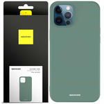 Spacecase Etui Silicone Case iPhone 12 Pro Max dark green