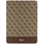 Guess GUFCP12PS4SGW iPad Pro 12.9"brązowy/brown 4G Stripe Allover