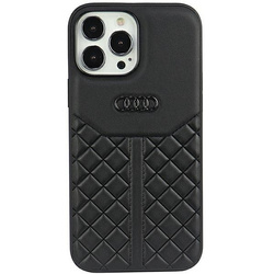 Etui Audi Genuine Leather na iPhone 13 Pro Max - czarne