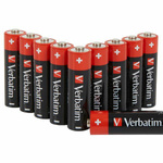 Verbatim Bateria alkaliczna AA LR6 10szt czarny 49875