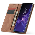 Spacecase Etui Wallet Galaxy S9+ light brown