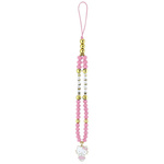 Zawieszka na telefon Hello Kitty Pearls  and Beads Kitty Charm różowy
