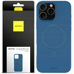 Spacecase Etui Silicone Magnetic Case iPhone 16 Pro Max blue