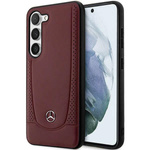 Etui Mercedes Leather Urban Bengale na Samsung Galaxy S23 - czerwone