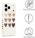 Pnakqil Iphone 17 Air Case Nine Hearts White