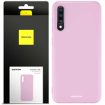 Spacecase Etui Silicone Case Galaxy A70 lilac