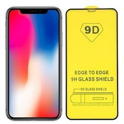 SZKŁO HARTOWANE PREMIUM 9D FULL GLUE IPHONE X/XS/11 PRO CZARNE