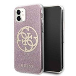 GUESS HARD CASE CIRCLE GLITTER GUHCN61PCUGLPI IPHONE 11 PINK