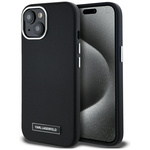 Etui Karl Lagerfeld  FW Metal Plate      MagSafe do iPhone 15 czarny